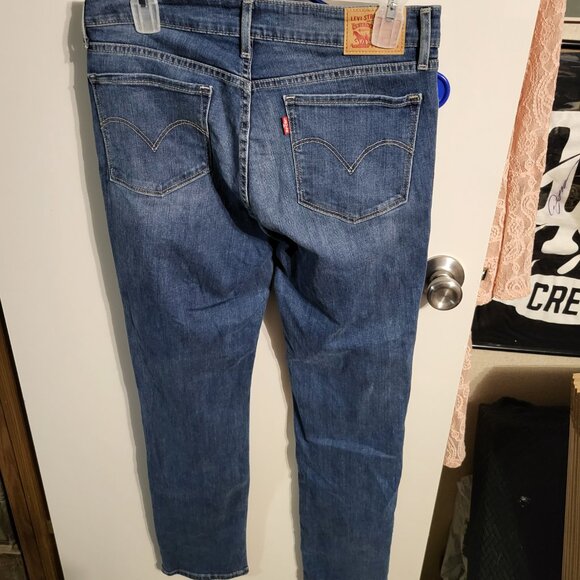 WOMANS LEVIS 712 SLIM JEANS SZ 29 - Picture 2 of 9